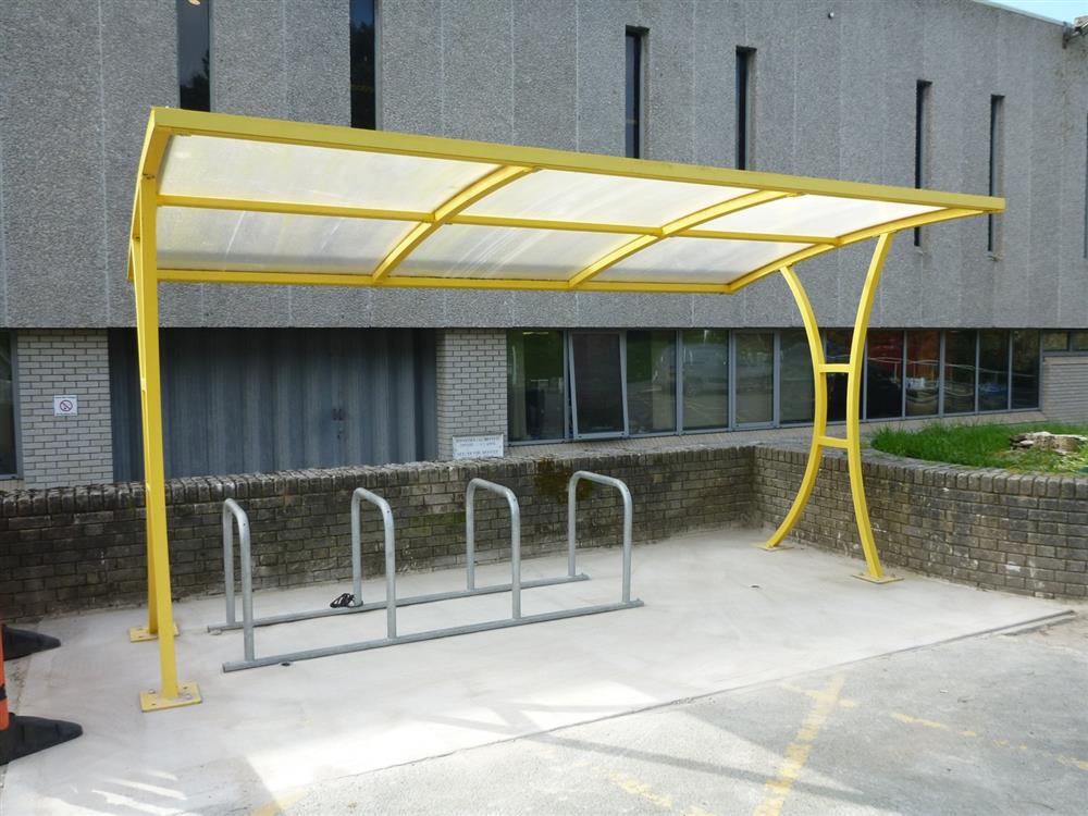 Relocated Cycle Shelter